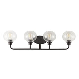 Sandrine Iron/Seeded Glass Cottage Rustic LED Vanity Light
