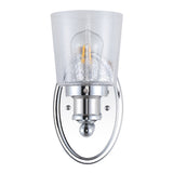 Beverly Iron/Seeded Glass Classic Cottage LED Vanity Light