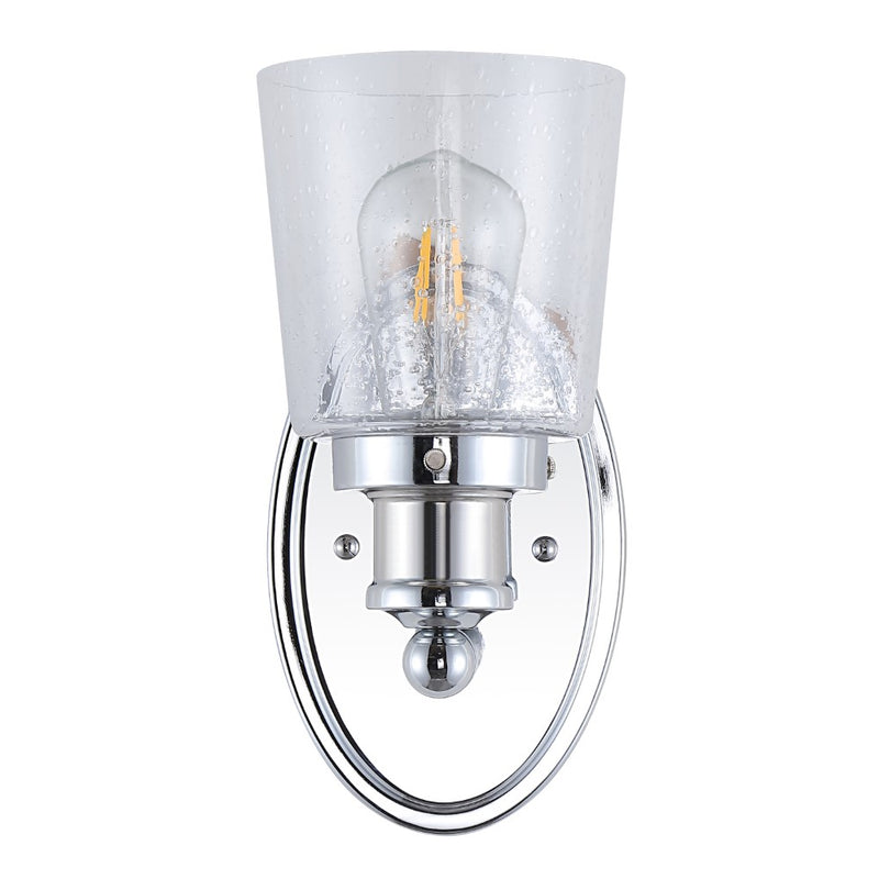 Beverly Iron/Seeded Glass Classic Cottage LED Vanity Light