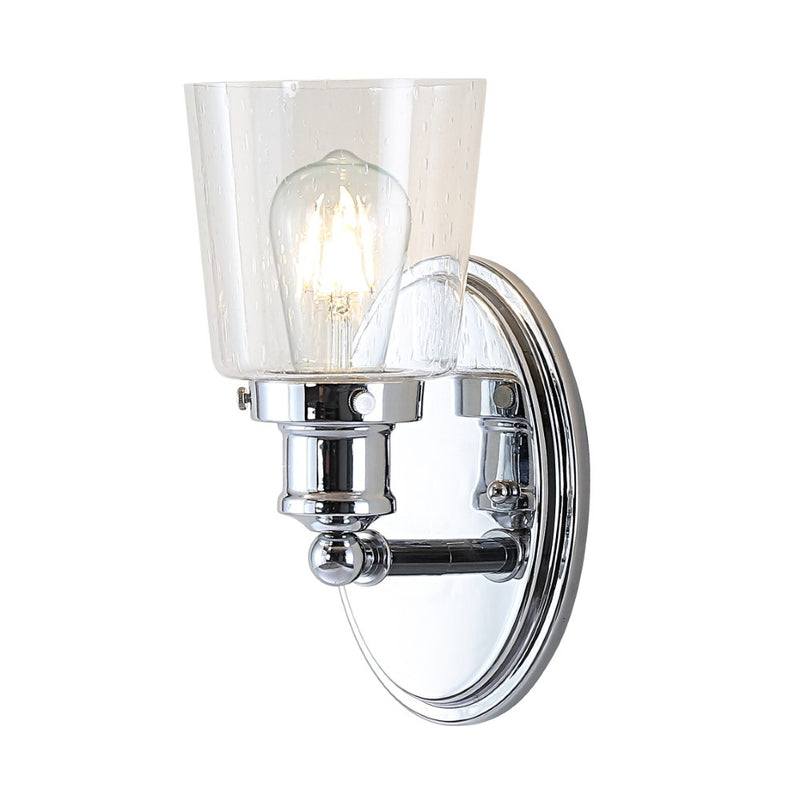Beverly Iron/Seeded Glass Classic Cottage LED Vanity Light