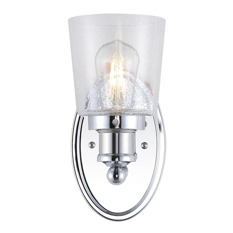 Beverly Iron/Seeded Glass Classic Cottage LED Vanity Light