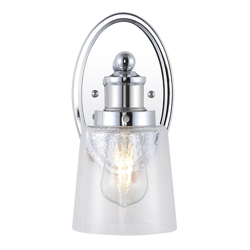 Beverly Iron/Seeded Glass Classic Cottage LED Vanity Light