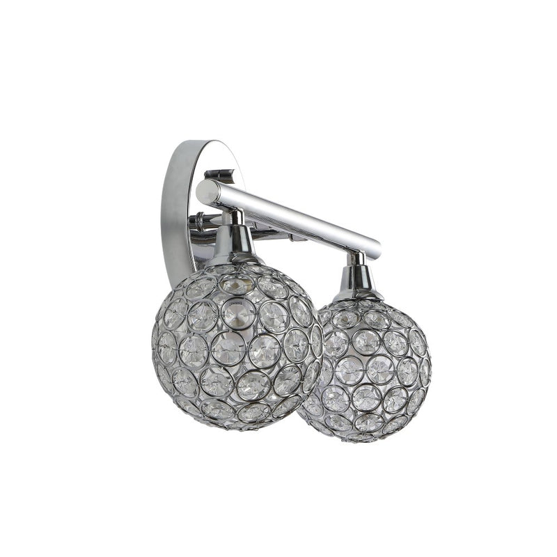 Maeve Iron/Glass Contemporary Glam LED Vanity Light - JONATHAN Y