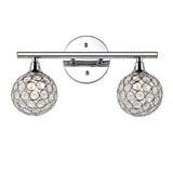 Maeve Iron/Glass Contemporary Glam LED Vanity Light - JONATHAN Y
