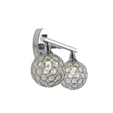Maeve Iron/Glass Contemporary Glam LED Vanity Light - JONATHAN Y