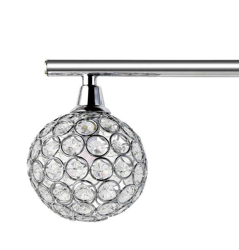 Maeve Iron/Glass Contemporary Glam LED Vanity Light - JONATHAN Y