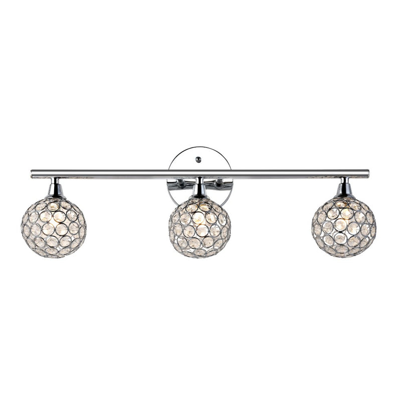 Maeve Iron/Glass Contemporary Glam LED Vanity Light - JONATHAN Y