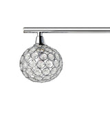 Maeve Iron/Glass Contemporary Glam LED Vanity Light