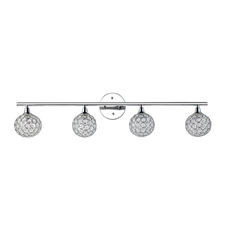 Maeve Iron/Glass Contemporary Glam LED Vanity Light - JONATHAN Y