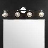 Maeve Iron/Glass Contemporary Glam LED Vanity Light - JONATHAN Y