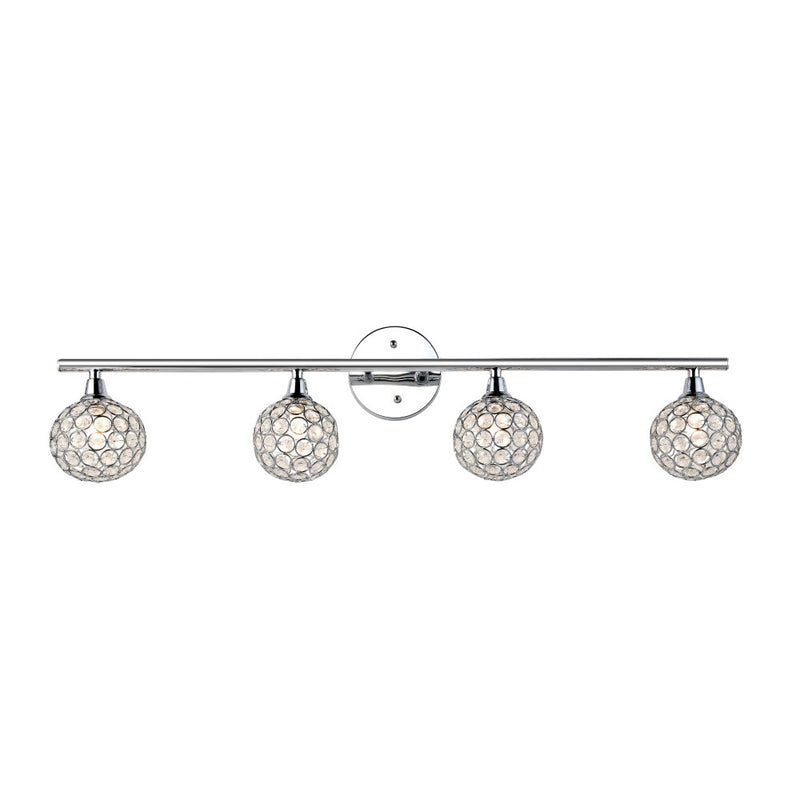 Maeve Iron/Glass Contemporary Glam LED Vanity Light - JONATHAN Y