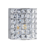 Clara Deco Metal/Crystal Classic Glam LED Vanity Light - JONATHAN Y