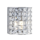 Clara Deco Metal/Crystal Classic Glam LED Vanity Light - JONATHAN Y