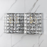 Clara Deco Metal/Crystal Classic Glam LED Vanity Light - JONATHAN Y