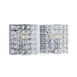 Clara Deco Metal/Crystal Classic Glam LED Vanity Light - JONATHAN Y