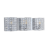 Clara Deco Metal/Crystal Classic Glam LED Vanity Light - JONATHAN Y