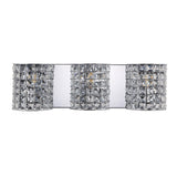 Clara Deco Metal/Crystal Classic Glam LED Vanity Light - JONATHAN Y