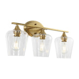Jayne Iron/Glass Cottage Rustic LED Vanity Light