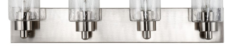 Irving Seeded Glass/Iron Modern Contemporary LED Vanity Light