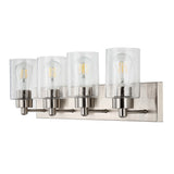 Irving Seeded Glass/Iron Modern Contemporary LED Vanity Light
