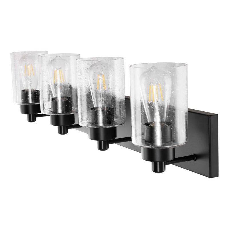 Irving Seeded Glass/Iron Modern Contemporary LED Vanity Light