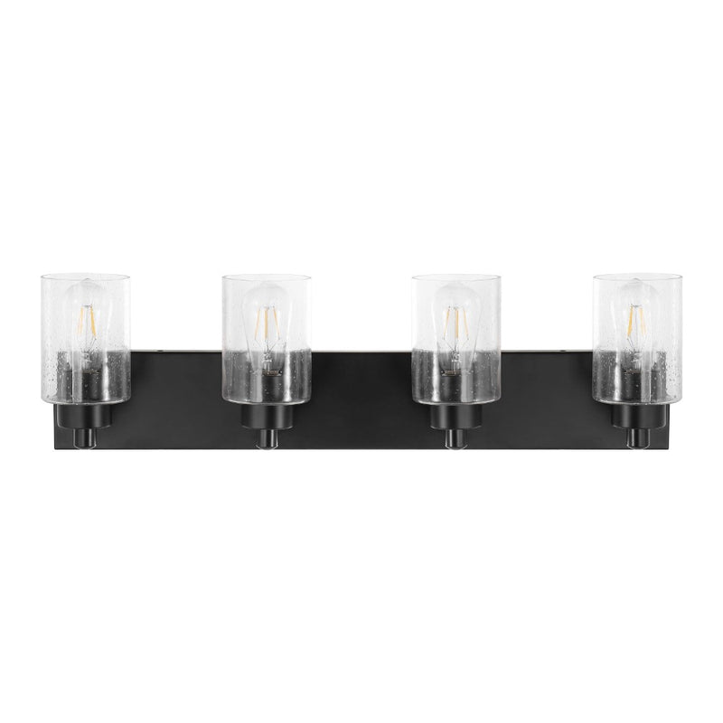 Irving Seeded Glass/Iron Modern Contemporary LED Vanity Light