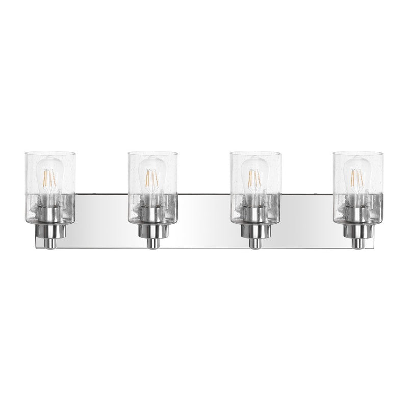 Irving Seeded Glass/Iron Modern Contemporary LED Vanity Light