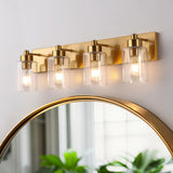 Irving Seeded Glass/Iron Modern Contemporary LED Vanity Light