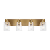 Irving Seeded Glass/Iron Modern Contemporary LED Vanity Light