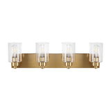 Irving Seeded Glass/Iron Modern Contemporary LED Vanity Light