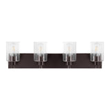 Irving Seeded Glass/Iron Modern Contemporary LED Vanity Light