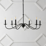 Wicklow 34.75" Bohemian Farmhouse Iron LED Chandelier