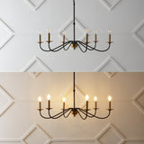 Wicklow 34.75" Bohemian Farmhouse Iron LED Chandelier