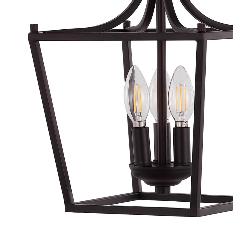 Camden Iron Classic Midcentury Pendant Lantern - JONATHAN Y
