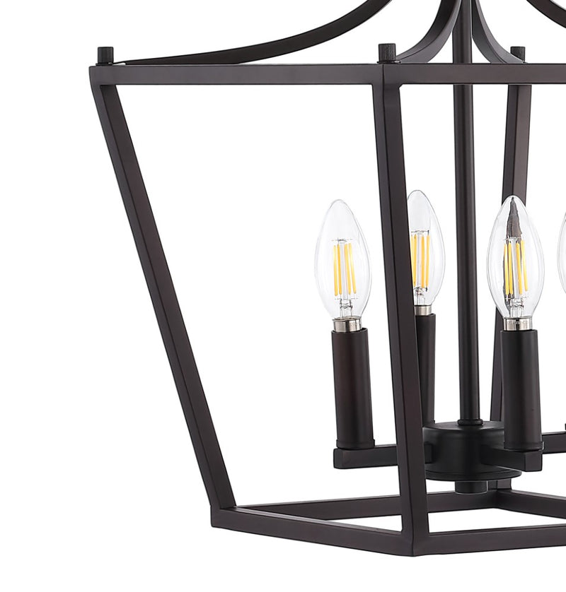 Camden Iron Classic Midcentury Pendant Lantern - JONATHAN Y