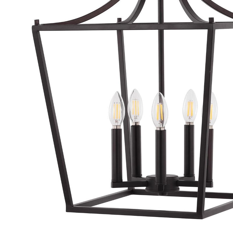 Camden Iron Classic Midcentury Pendant Lantern