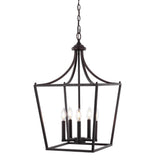 Camden Iron Classic Midcentury Pendant Lantern