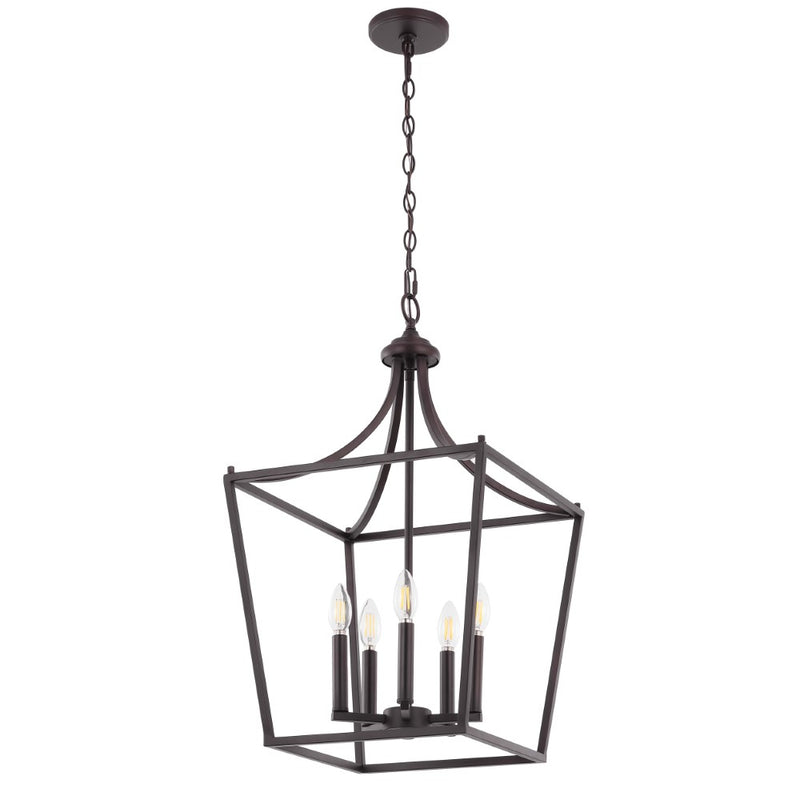 Camden Iron Classic Midcentury Pendant Lantern