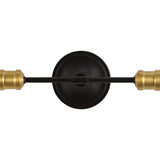 Jaxon 13.25" Industrial Farmhouse Iron LED Vanity - JONATHAN Y