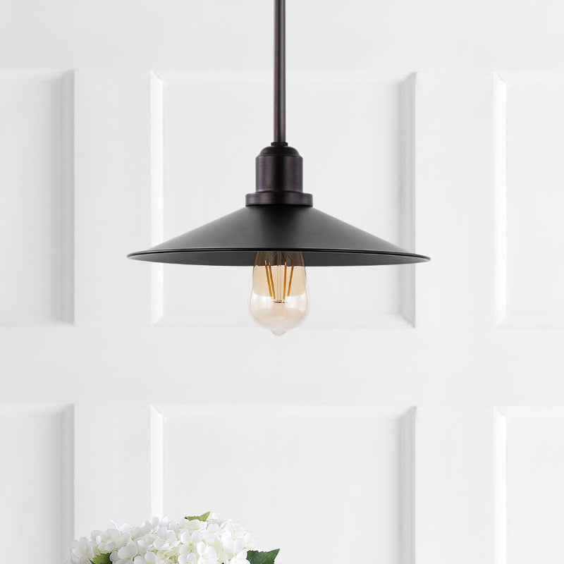 Cade 34.25" Metal Farmhouse Industrial LED Pendant