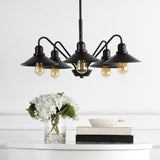 Cade 34.25" Metal Farmhouse Industrial LED Pendant - JONATHAN Y