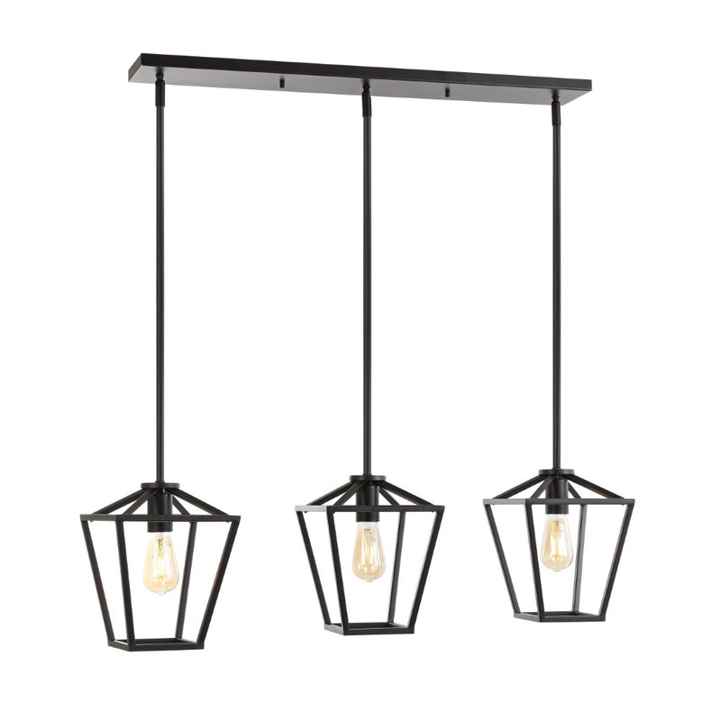 Grace Industrial Farmhouse LED Pendant - JONATHAN Y
