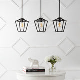 Grace Industrial Farmhouse LED Pendant - JONATHAN Y