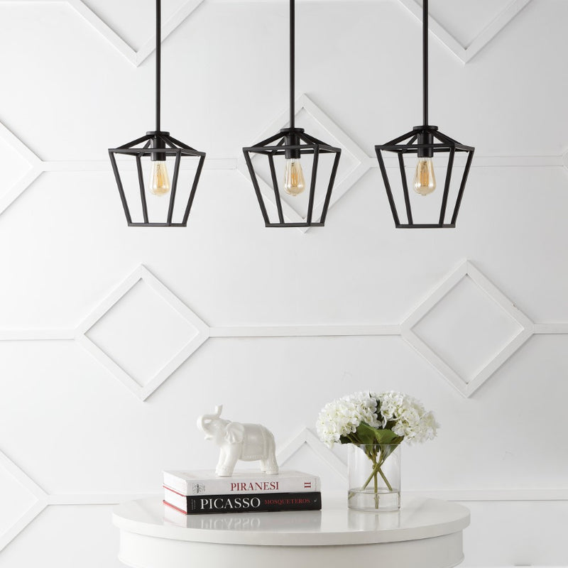 Grace Industrial Farmhouse LED Pendant - JONATHAN Y