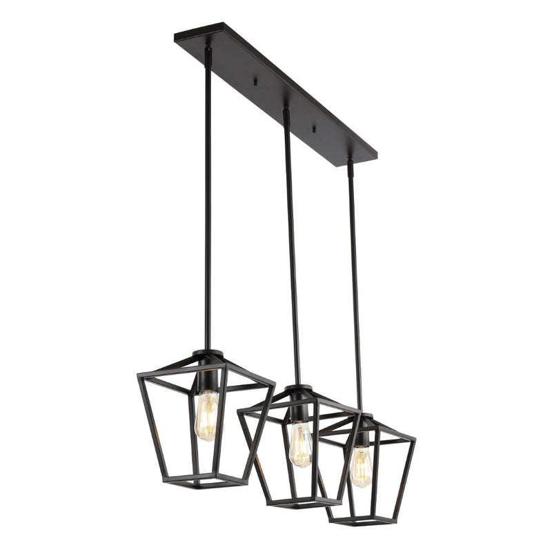 Grace Industrial Farmhouse LED Pendant - JONATHAN Y