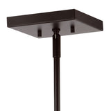 Quinn 8.13" Industrial Farmhouse Iron/Glass LED Pendant - JONATHAN Y