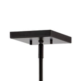 Quinn 8.13" Industrial Farmhouse Iron/Glass LED Pendant - JONATHAN Y