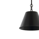 Harper Industrial Farmhouse Iron LED Pendant - JONATHAN Y
