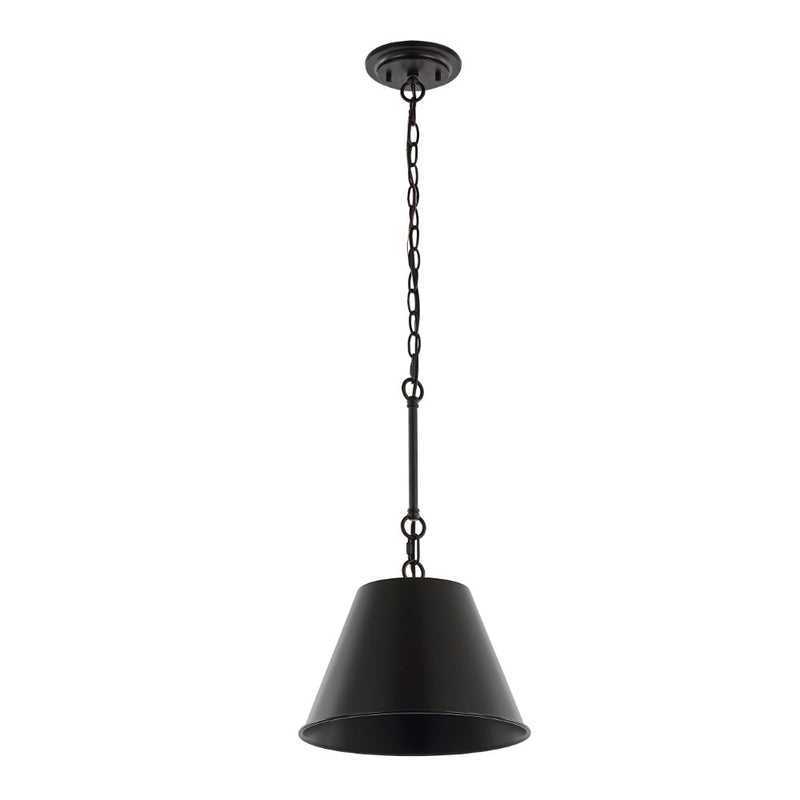 Harper Industrial Farmhouse Iron LED Pendant - JONATHAN Y