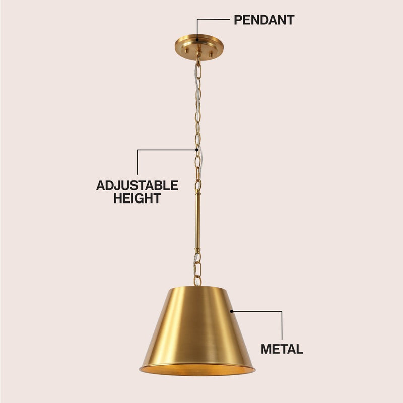 Harper Industrial Farmhouse Iron LED Pendant